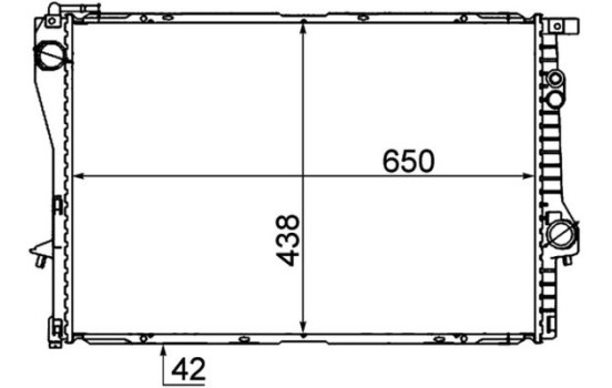 Radiator, engine cooling PREMIUM LINE, Image 5