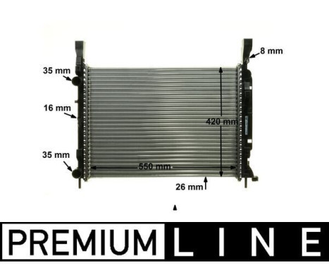Radiator, engine cooling PREMIUM LINE