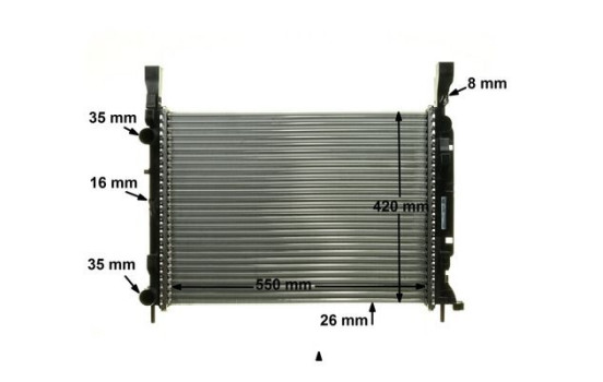 Radiator, engine cooling PREMIUM LINE, Image 11