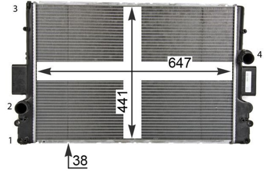 Radiator, engine cooling PREMIUM LINE, Image 10