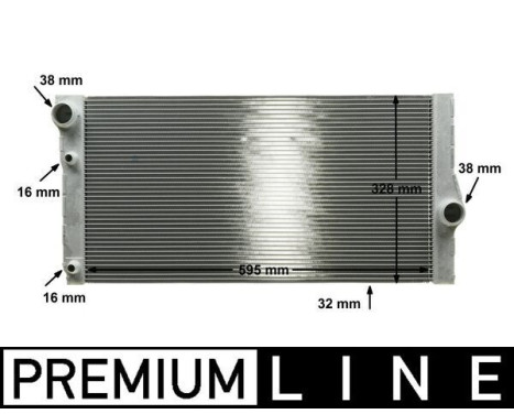 Radiator, engine cooling PREMIUM LINE