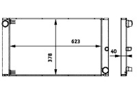 Radiator, engine cooling PREMIUM LINE