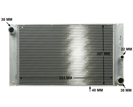 Radiator, engine cooling PREMIUM LINE, Image 10