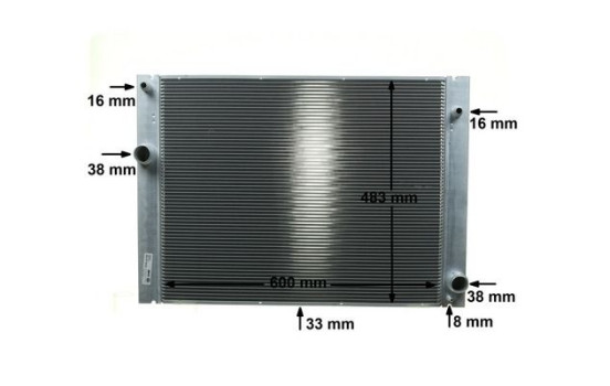 Radiator, engine cooling PREMIUM LINE, Image 10