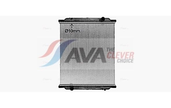 Radiator, engine cooling RE2066N Ava Quality Cooling, Image 3
