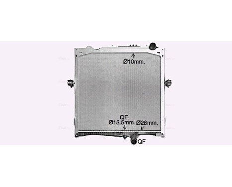 Radiator, engine cooling RE2132 Ava Quality Cooling