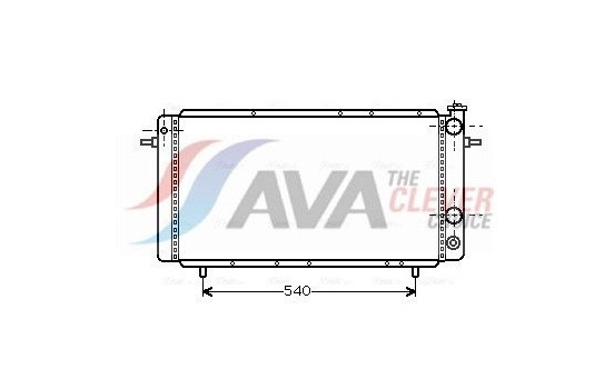 Radiator, engine cooling RT2052 Ava Quality Cooling