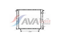 Radiator, engine cooling RT2054 Ava Quality Cooling