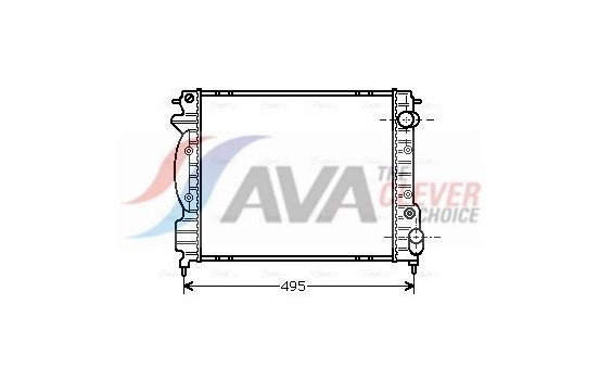 Radiator, engine cooling RT2130 Ava Quality Cooling