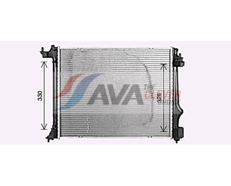 Radiator, engine cooling RT2647 Ava Quality Cooling
