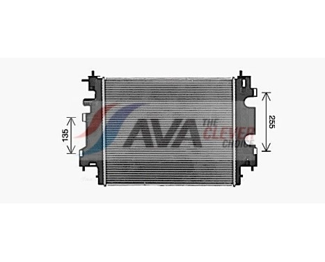 Radiator, engine cooling RT2659 Ava Quality Cooling