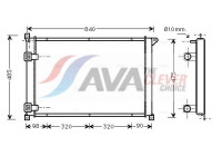 Radiator, engine cooling RTA2257 Ava Quality Cooling
