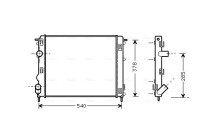 Radiator, engine cooling RTA2270 Ava Quality Cooling