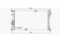 Radiator, engine cooling RTA2601 Ava Quality Cooling