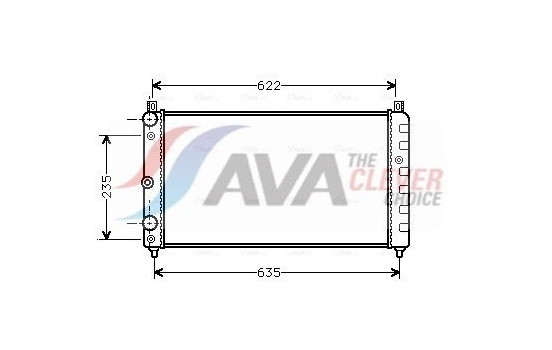 Radiator, engine cooling SAA2003 Ava Quality Cooling
