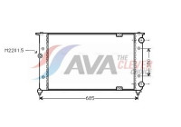 Radiator, engine cooling ST2021 Ava Quality Cooling