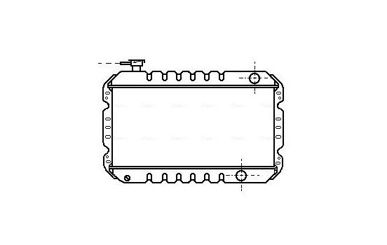 Radiator, engine cooling SZ2008 Ava Quality Cooling