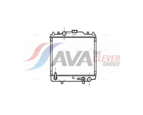 Radiator, engine cooling SZ2029 Ava Quality Cooling