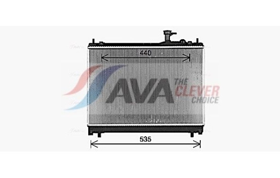 Radiator, engine cooling SZ2161 Ava Quality Cooling