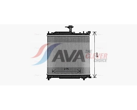Radiator, engine cooling SZ2162 Ava Quality Cooling