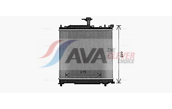 Radiator, engine cooling SZ2162 Ava Quality Cooling