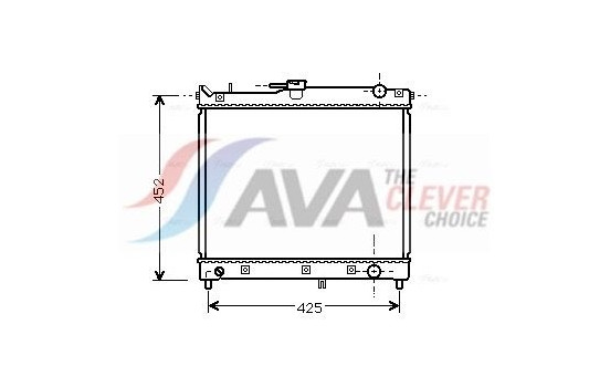 Radiator, engine cooling SZA2055 Ava Quality Cooling