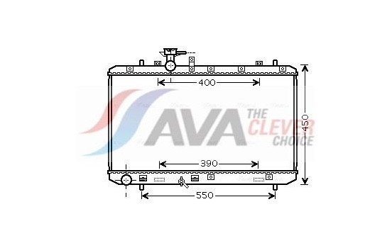 Radiator, engine cooling SZA2084 Ava Quality Cooling