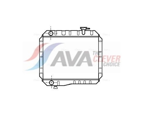 Radiator, engine cooling TO2042 Ava Quality Cooling