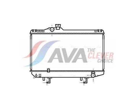Radiator, engine cooling TO2107 Ava Quality Cooling