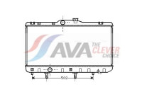 Radiator, engine cooling TO2189 Ava Quality Cooling