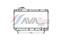 Radiator, engine cooling TO2219 Ava Quality Cooling