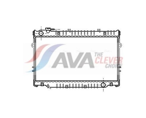 Radiator, engine cooling TO2221 Ava Quality Cooling