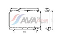 Radiator, engine cooling TO2331 Ava Quality Cooling
