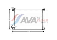Radiator, engine cooling TO2463 Ava Quality Cooling