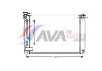 Radiator, engine cooling TO2648 Ava Quality Cooling