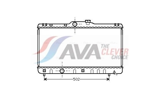 Radiator, engine cooling TOA2147 Ava Quality Cooling