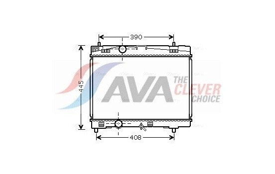 Radiator, engine cooling TOA2357 Ava Quality Cooling