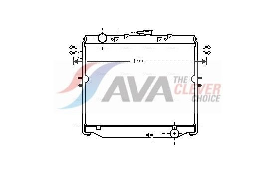 Radiator, engine cooling TOA2379 Ava Quality Cooling