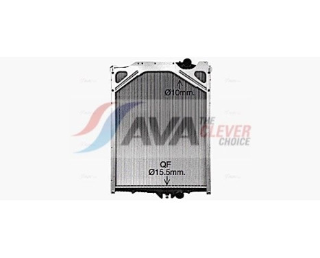 Radiator, engine cooling VL2113 Ava Quality Cooling, Image 3