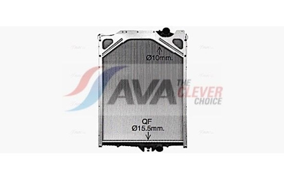 Radiator, engine cooling VL2113 Ava Quality Cooling, Image 3