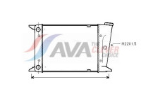 Radiator, engine cooling VN2006 Ava Quality Cooling
