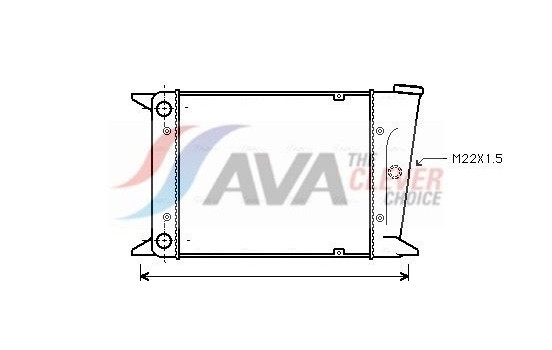 Radiator, engine cooling VN2006 Ava Quality Cooling