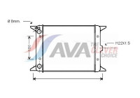 Radiator, engine cooling VN2013 Ava Quality Cooling