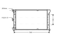 Radiator, engine cooling VN2037 Ava Quality Cooling