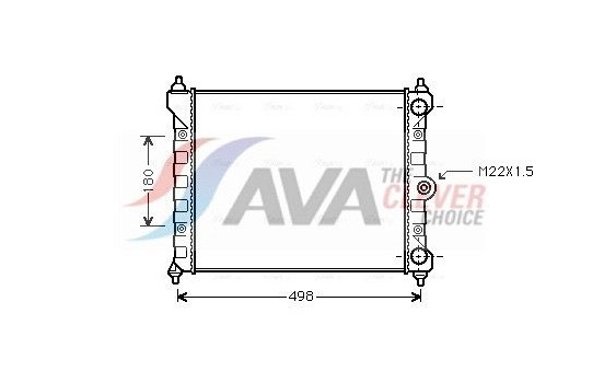 Radiator, engine cooling VN2092 Ava Quality Cooling