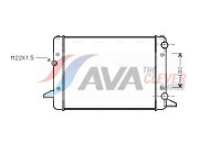 Radiator, engine cooling VNA2120 Ava Quality Cooling