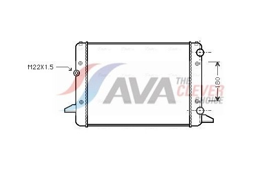 Radiator, engine cooling VNA2120 Ava Quality Cooling