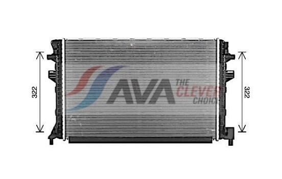 Radiator, engine cooling VNA2383 Ava Quality Cooling