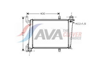 Radiator, engine cooling VO2127 Ava Quality Cooling