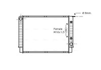 Radiator, engine cooling VO2147 Ava Quality Cooling